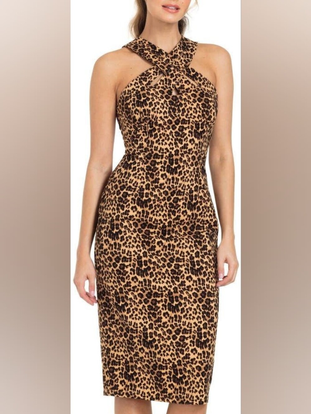 Voodoo Vixen Leopard Print Dress